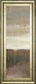 18x42 September Fog Descending By Heather Ross - Framed Print Wall Art - Dark Brown