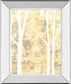 Simple State Il By Debbie Banks - Mirror Framed Print Wall Art - Yellow