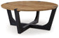 Hanneforth - Round Cocktail Table - Brown