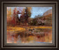 Magnificent View By Longo - Framed Print Wall Art - Red