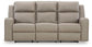 Lavenhorne - Rec Sofa W/Drop Down Table - Pebble