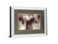 Stone Gardens By Silvia Vassileva - Mirror Framed Print Wall Art - Purple