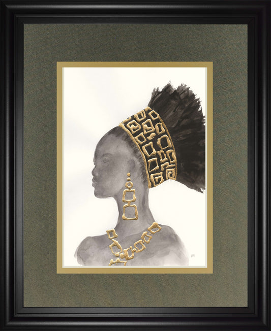 Headdress Beauty II By Chris Paschke - Dark Gray