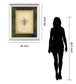Fleur Di Lies II By Alexey Paviuts - Mirror Framed Print Wall Art - Dark Brown