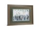 Silver Rain By Karen Lorena Parker - Framed Print Wall Art - Blue