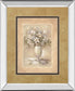 White Bounty Il By Vivian Flasch - Mirror Framed Print Wall Art - White