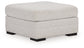 Koralynn - Oversized Accent Ottoman - Stone