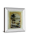 Island Hideaway By Ruane Manning - Mirror Framed Print Wall Art - Beige