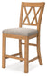 Havonplane - Upholstered Barstool (Set of 2) - Brown