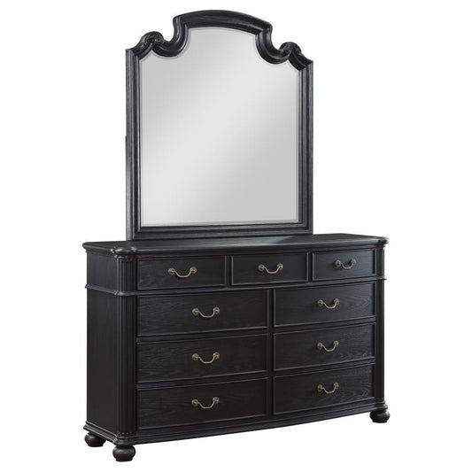 Celina - Wood Dresser Mirror - Black