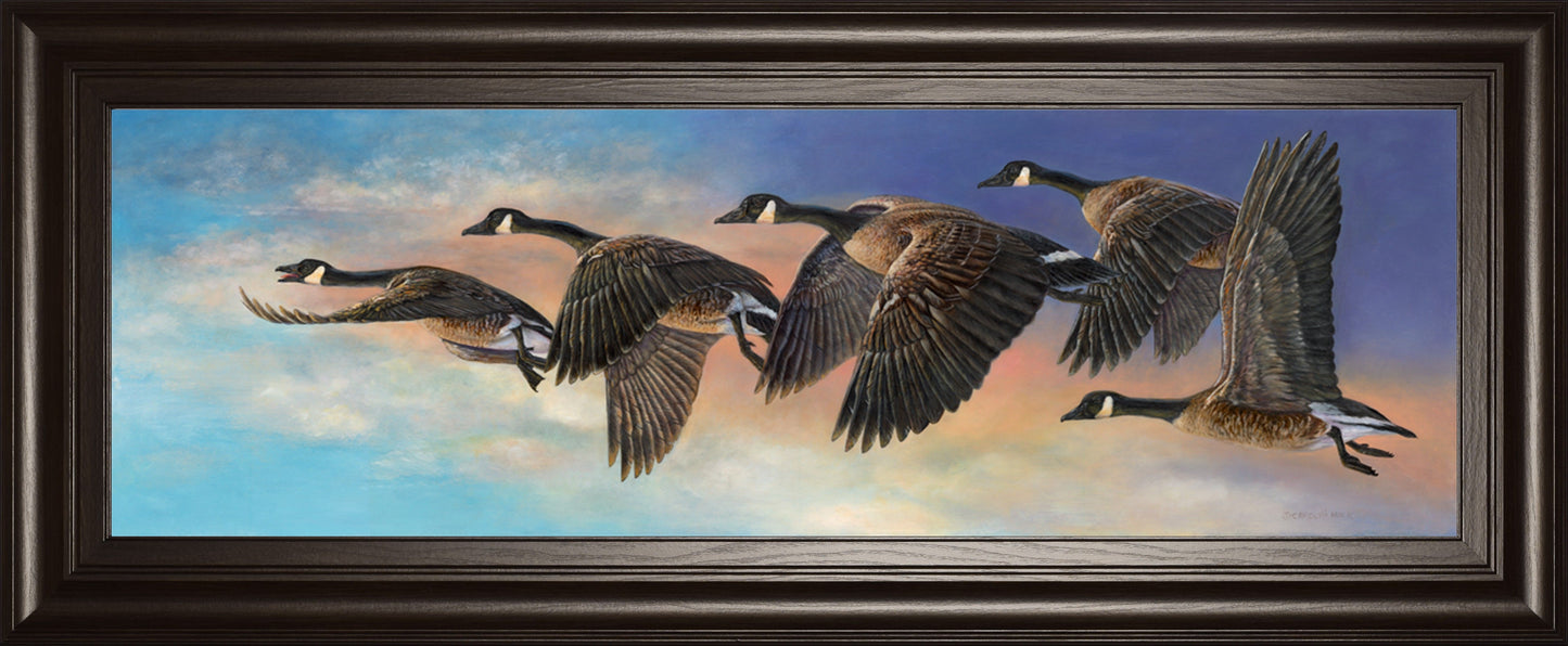 Ascent By Carolyn Mock 18 x 42 - Drak Brown