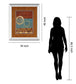 Tanzania I By Tava Studio - Mirror Framed Print Wall Art - Red