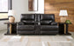 Mountainous - Power Reclining Loveseat With Console /Adj Headrest - Eclipse