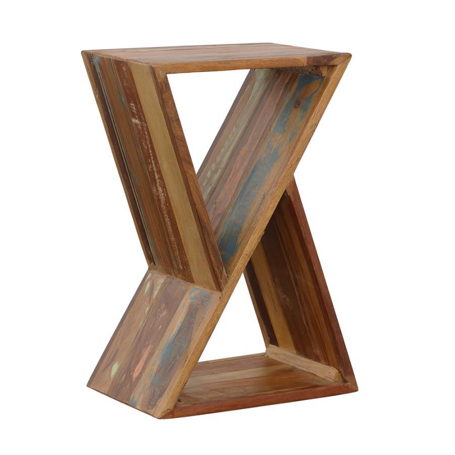 Lily - Geometric Accent Table - Natural