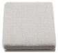 Koralynn - Oversized Accent Ottoman - Stone