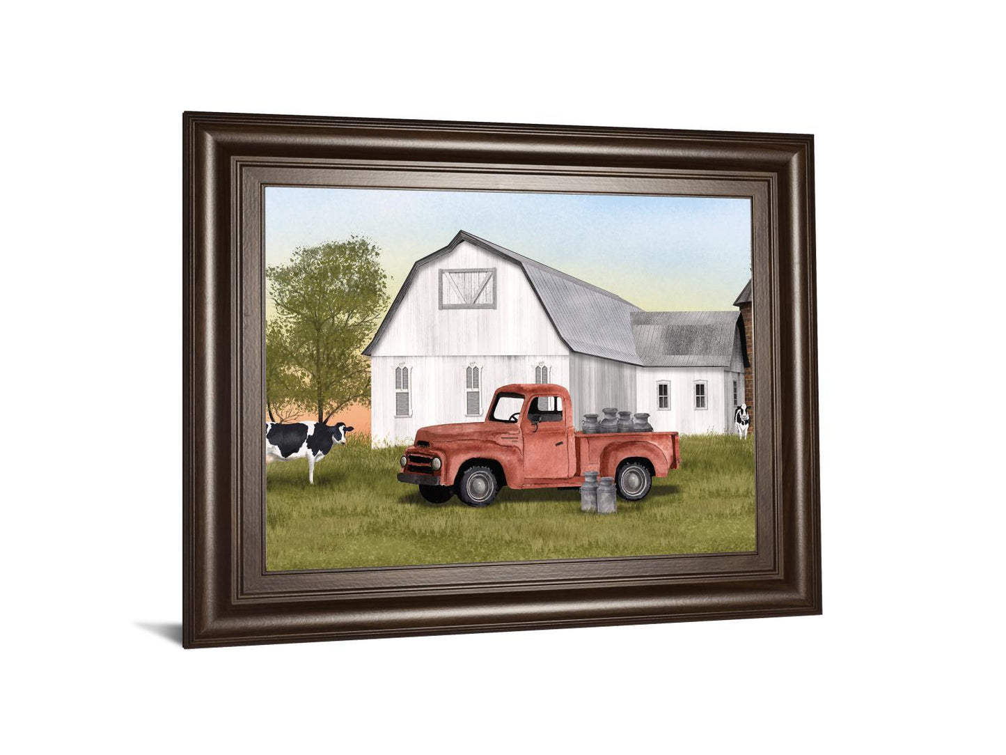 Got Milk By Billy Jacobs - Framed Print Wall Art - White