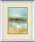 Let The Summer Sun Shine By Pasion - Mirror Framed Print Wall Art - Blue