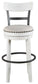 Valebeck - Tall Upholstered Swivel Barstool