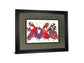 Lead Dancer In Purple Gown By Augusta Asberry - Framed Print Wall Art - Red