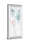 Spring Poppies II By Susan Pepe - Mirrored Frame Wall Art - Light Blue