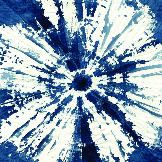 Small - Shibori Circle By Carol Robinson - Blue
