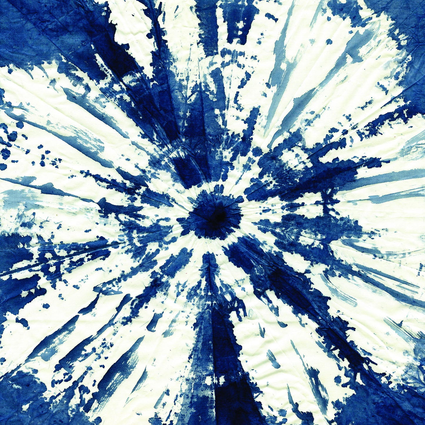 Framed Small - Shibori Circle By Carol Robinson - Blue