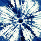 Framed Small - Shibori Circle By Carol Robinson - Blue