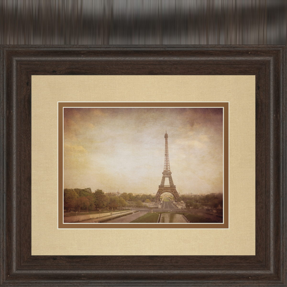 Tour De Eiffel By H. Jacks - Framed Print Wall Art - Dark Gray