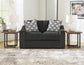 Wryenlynn - Loveseat - Onyx