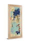 Composition 4a By Melissa Wang - Framed Print Wall Art - Blue