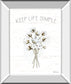 Farmhouse Cotton IV By Beth Grove - Mirror Framed Print Wall Art - White