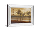 Tropical Escape I By Michael Marcon - Mirror Framed Print Wall Art - Green