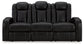 Caveman Den - Power Reclining Sofa With Adj Headrest - Midnight