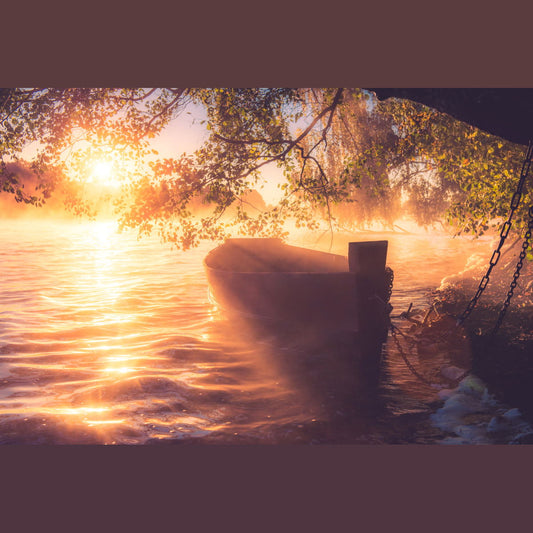 Small - Row Boat - Orange