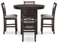 Langwest - Dining Room Counter Table Set (Set of 5) - Brown