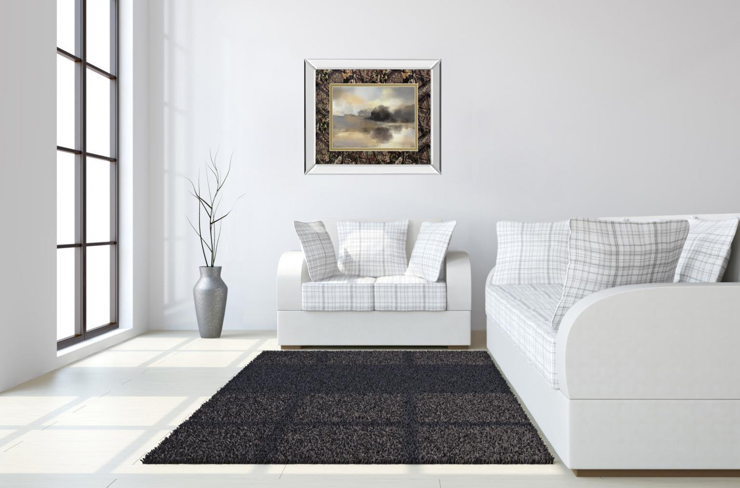 Misty Pond By Nan - Print Wall Art - Yellow