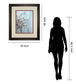 Wilting Away By Macy Cole - Framed Print Wall Art - Blue