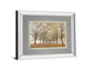 Autumn's Peace By Frank A - Mirror Framed Print Wall Art - Dark Gray