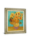 Still Life Vase With Twelve Sunflowers, January 1889 By Vincent Van Gogh - Framed Print Wall Art - Gold