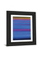 Abstract Blues By Mark Baker - Framed Print Wall Art - Blue