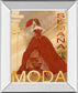 Semana De La Moda By Tava Studio - Mirror Framed Print Wall Art - Red