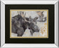 Alces Train I By Beverley Hawksley - Mirror Framed Print Wall Art - Black
