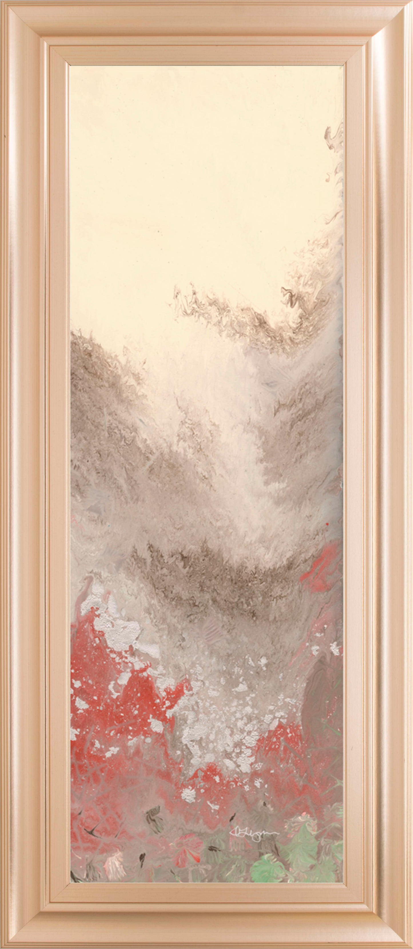 Sang Froid Il By Dlynn Roll - Framed Print Wall Art - Beige