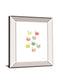Bumblebee Friends By Ann Kelle - Mirror Framed Print Wall Art - White