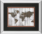 Hearthered World By Bassin Mirrored Frame - Dark Brown
