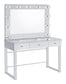 Umbridge - 3-Drawer Vanity Set With Lighting - Chrome And White
