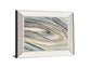 Blue Amethyst By Wani Pasion - Mirror Framed Print Wall Art - Blue