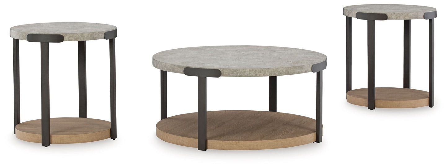 Darthurst - Occasional Table Set (Set of 3) - Light Brown