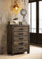 Woodmont - 5-Drawer Chest - Rustic Golden Brown