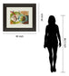 Away We Go I By Katrina Craven - Framed Print Wall Art - Blue
